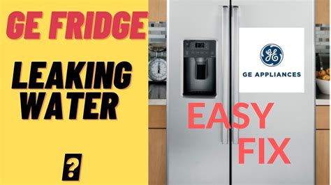 ge refrigerator leaking water inside freezer|GE Profile Bottom Freezer Leaking — ( EASY FIX )